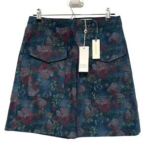 Anthropologie Erin Fetherston Floral Mini Skirt NWT